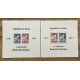CUBA 1952 SERIE COMPLETA DE HOJAS BLOQUES Yv. 08/9 NUEVAS MINT BARCOS 45 EUROS